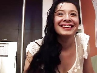 Natural big tits latina fucking dirty