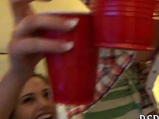 Wild and wet teen threesome