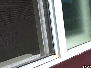 Teen plays with a cock