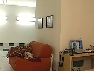Striptease and lapdance by cute 18yo czech student