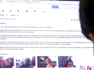 Latina milf is obsessed with his teen dick 