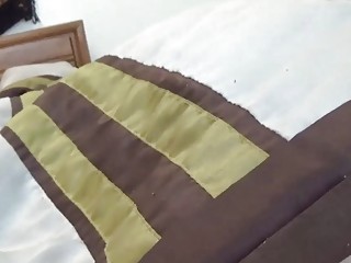 Cute mom with big tits tugs and rides hard dong