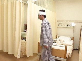 Asian slut has hardcore sex with patients in the hospital