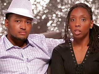 Horny ebony gets shafted hard by her lover