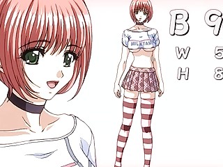 Anime chick destroyed in a couple of different positions