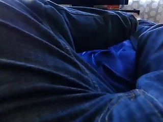 Horny blonde sucks a cock in POV