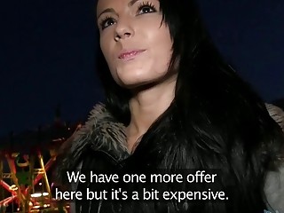 Naughty beauty picked up in public for fucking