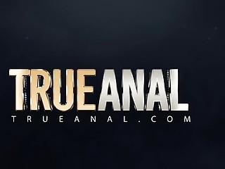TRUE ANAL Adorable Taylor Sands has her ass stretched wide