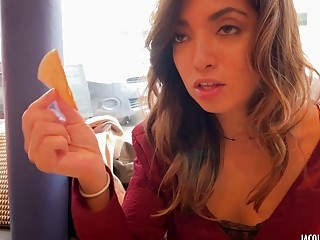 Gorgeous babe adores blowjob and rough anal fuck in stockings