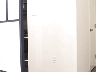 Nasty girl adores sucking big cock and interracial anal fuck
